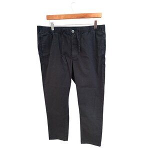 Bonobos Mens Black Chino Pants 34 Regular 98% Cotton 2% Spandex